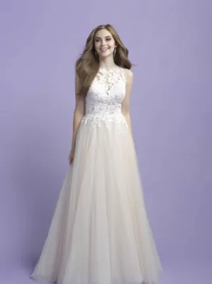 Allure Romance 3406 Aline Lace Bridal Gown
