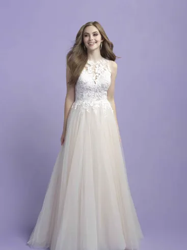 Allure Romance 3406 Aline Lace Bridal Gown