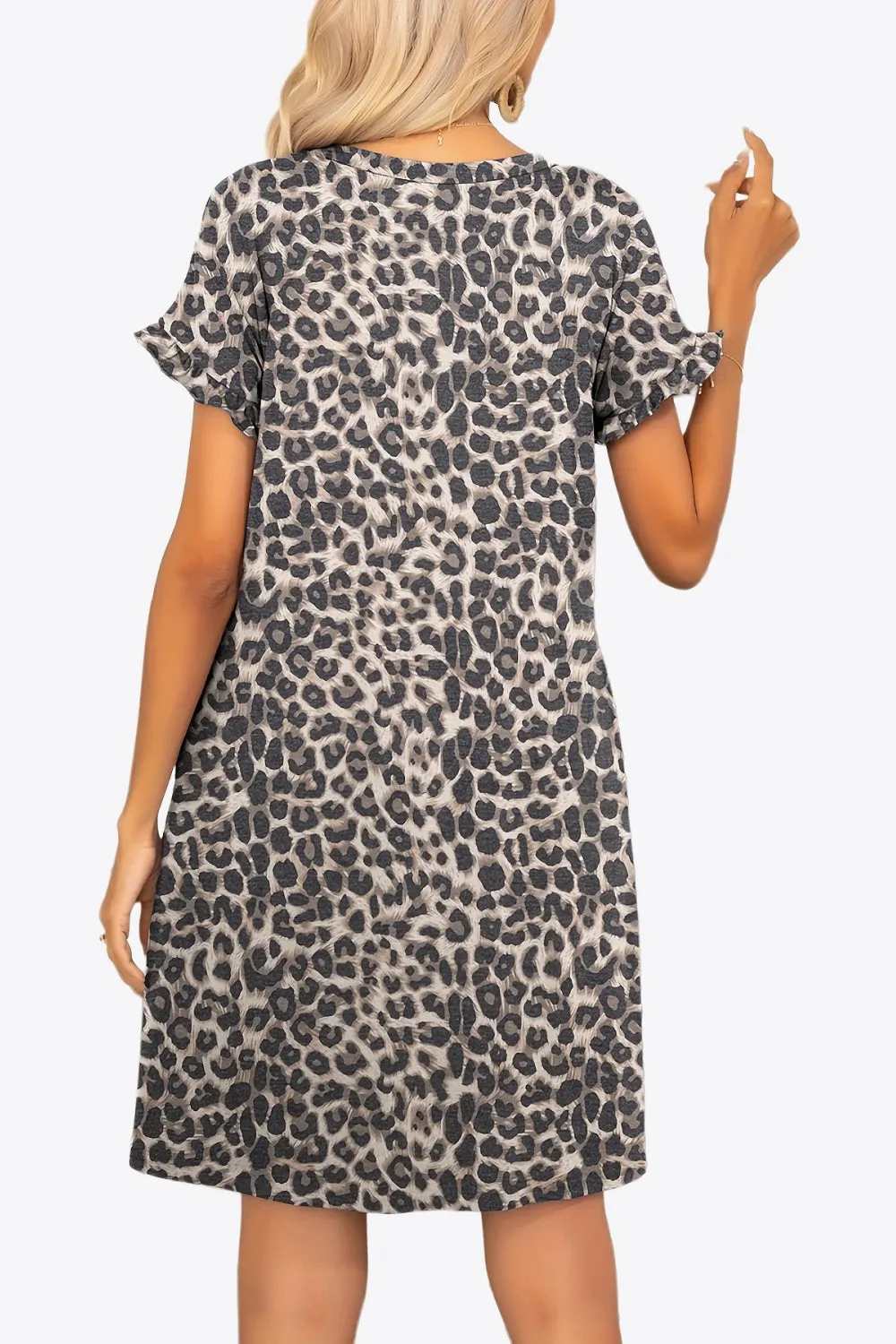 *APP EXCLUSIVE* Flounce Sleeve Dress with Pockets