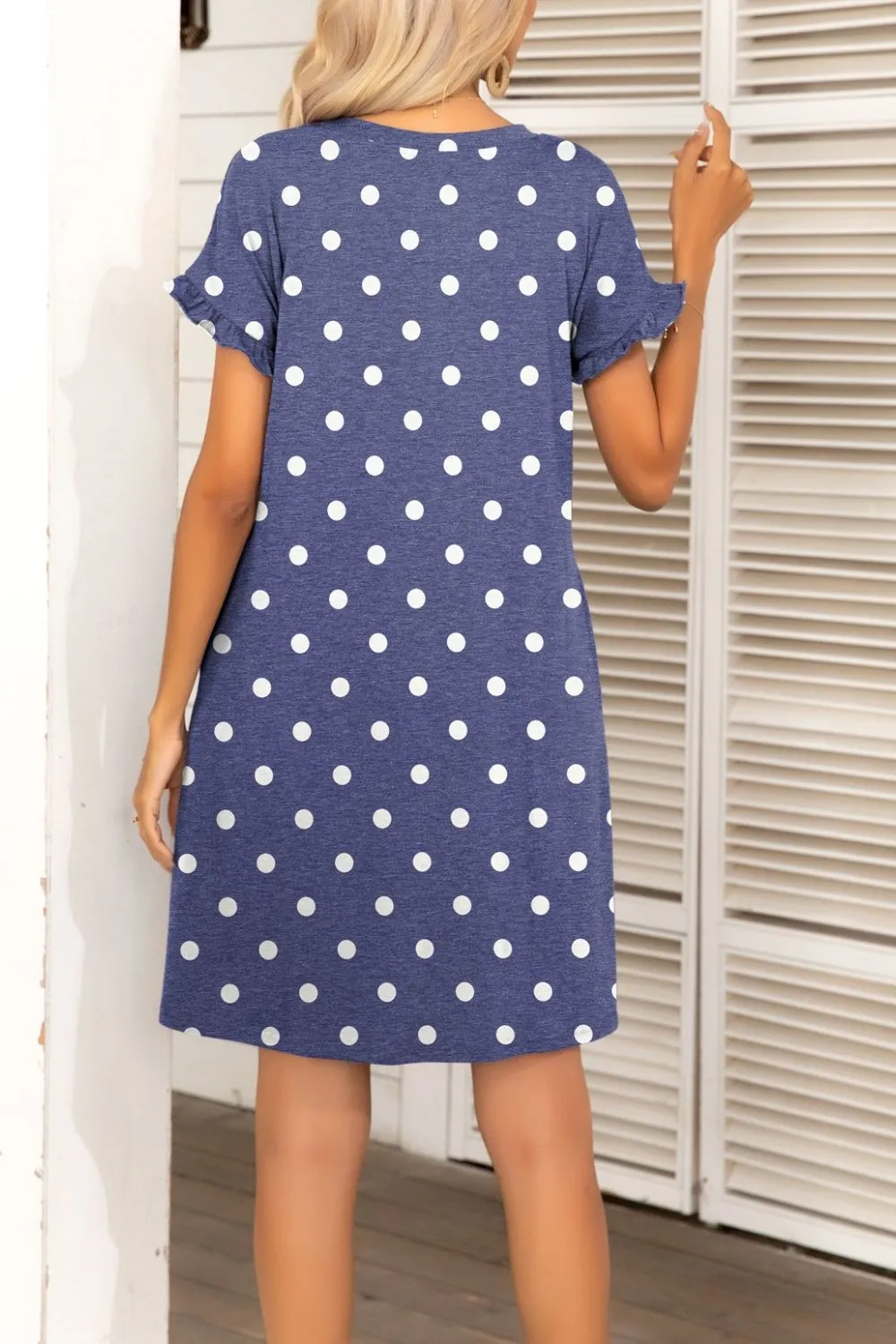 *APP EXCLUSIVE* Flounce Sleeve Dress with Pockets