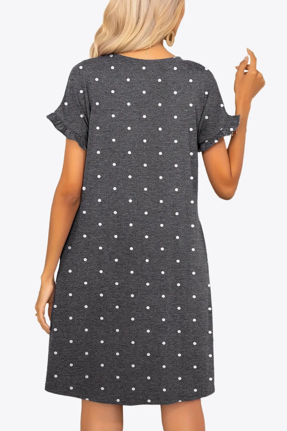 *APP EXCLUSIVE* Flounce Sleeve Dress with Pockets