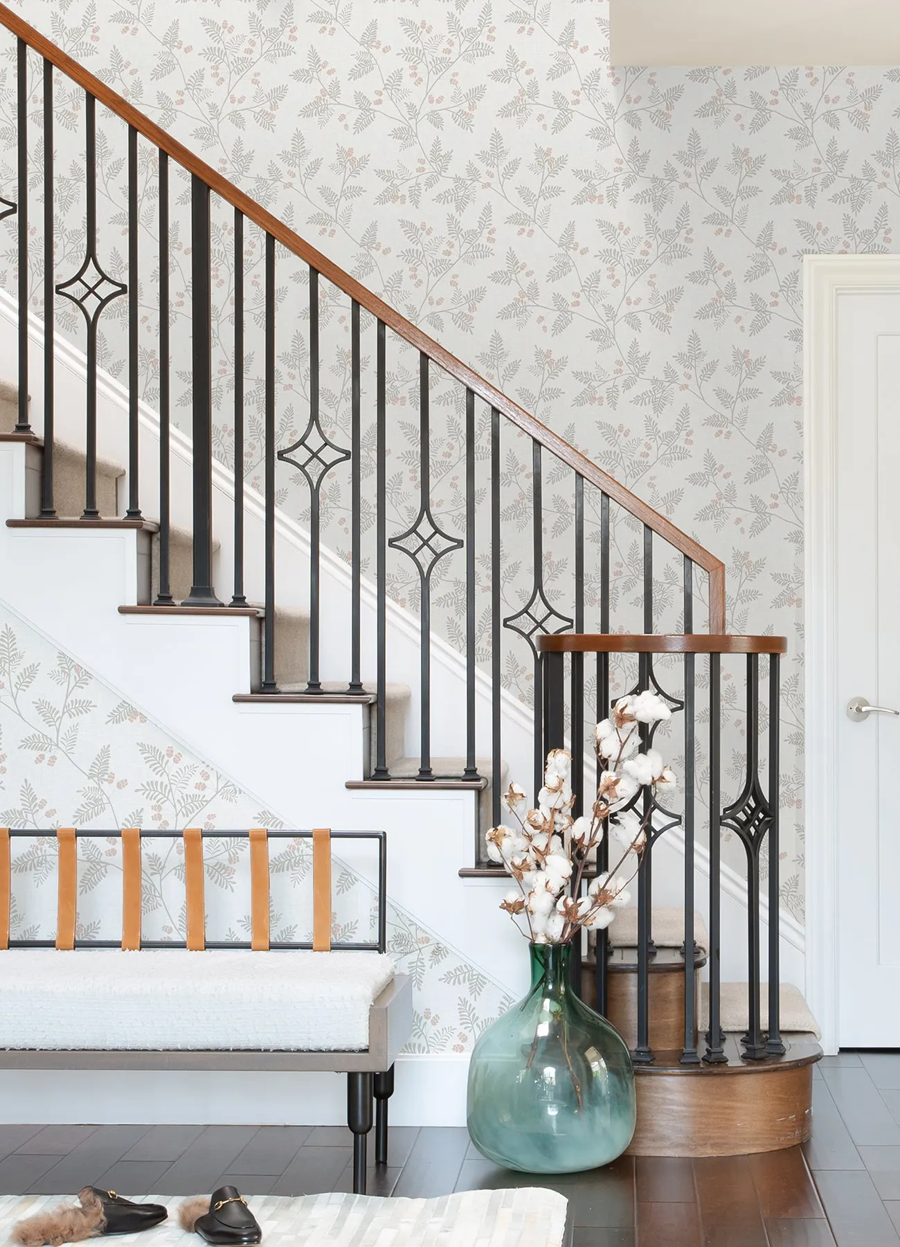 Ardell Light Green Botanical Wallpaper