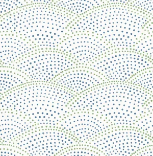 Bennett Dotted Scallop Wallpaper
