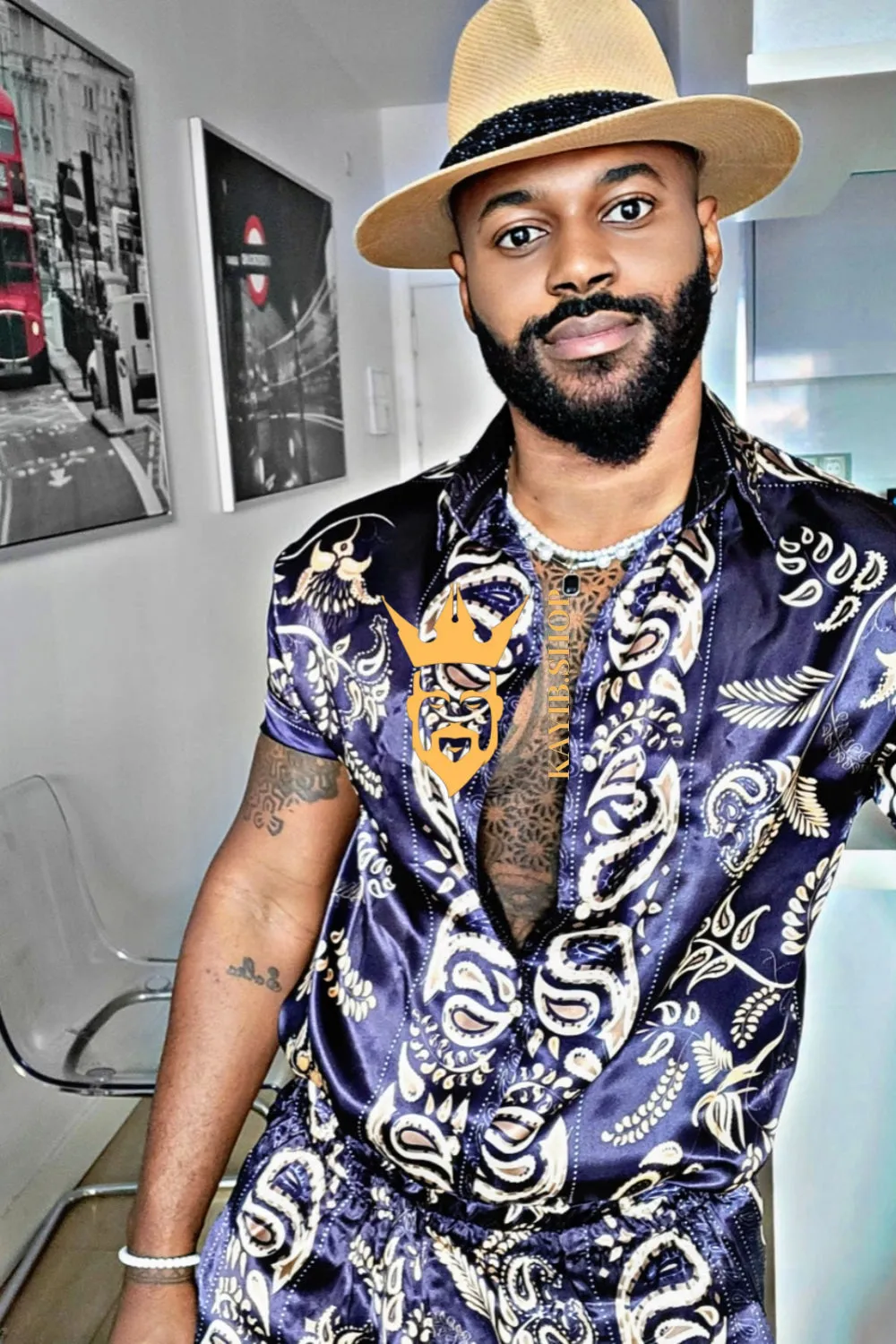 Best Summer Mens Barocco Shirt - Elevate Your Style Game with Luxury Silk Comfort - Free Shipping & Easy Returns