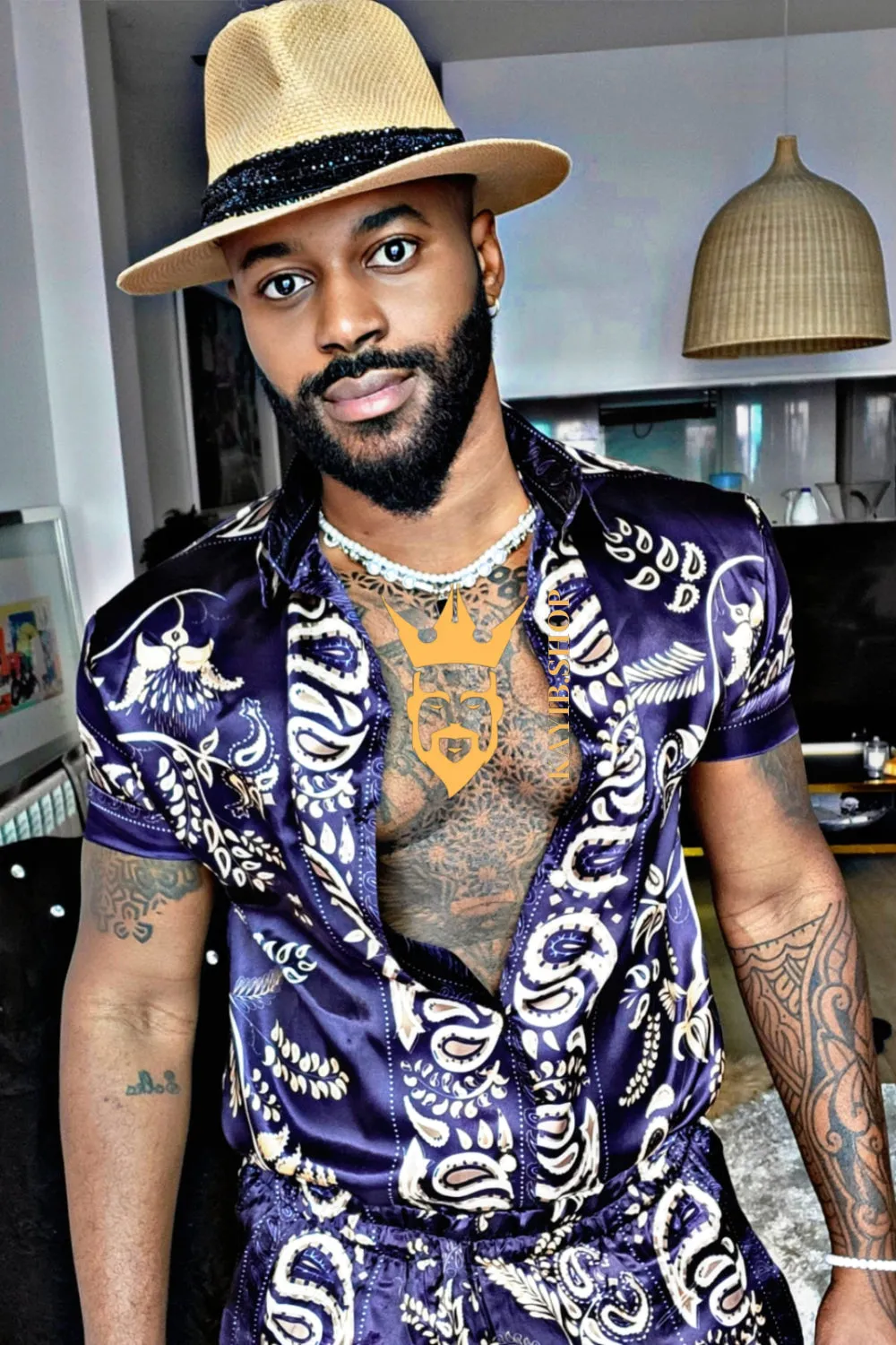 Best Summer Mens Barocco Shirt - Elevate Your Style Game with Luxury Silk Comfort - Free Shipping & Easy Returns