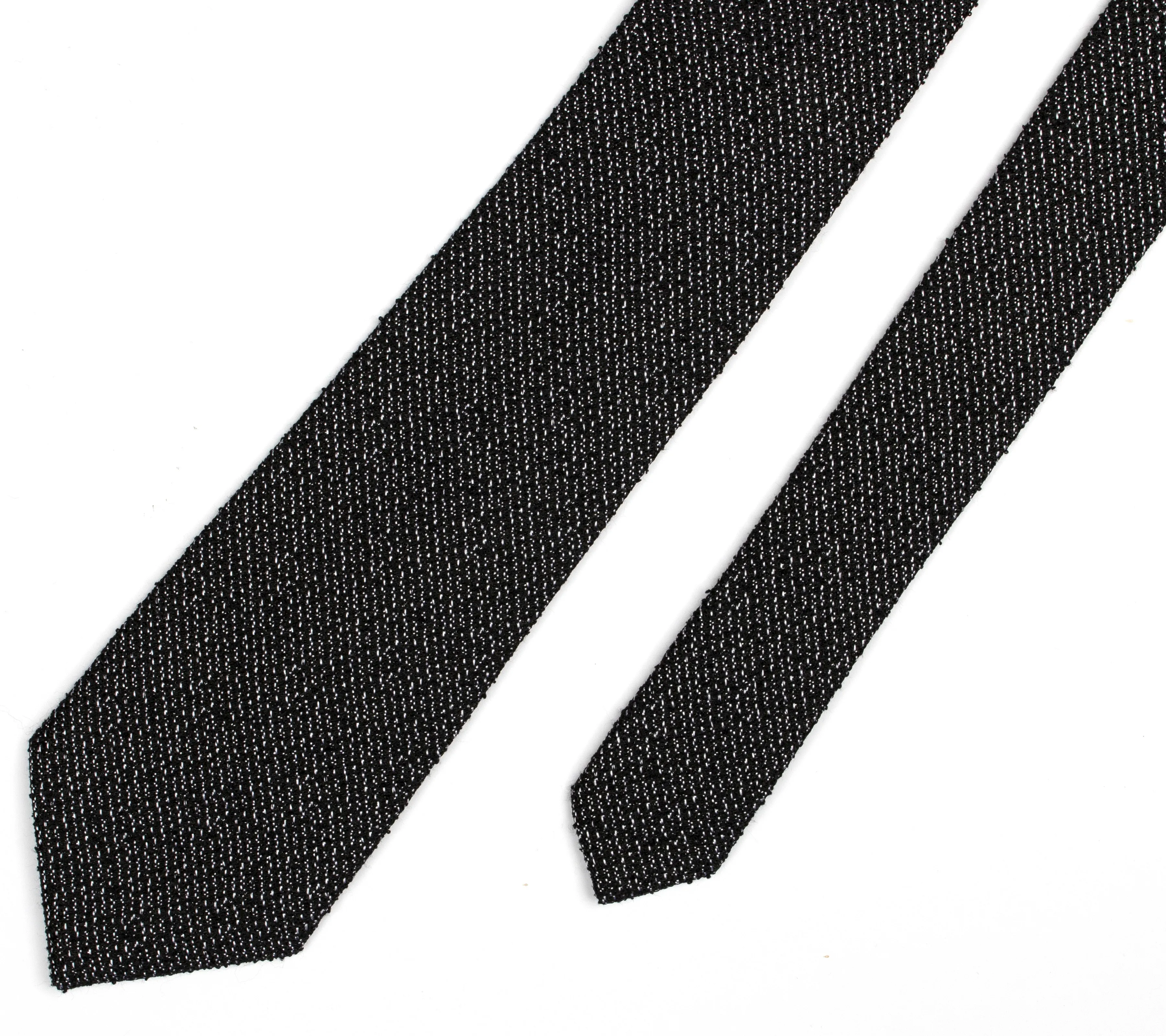 Black Boucle Tie
