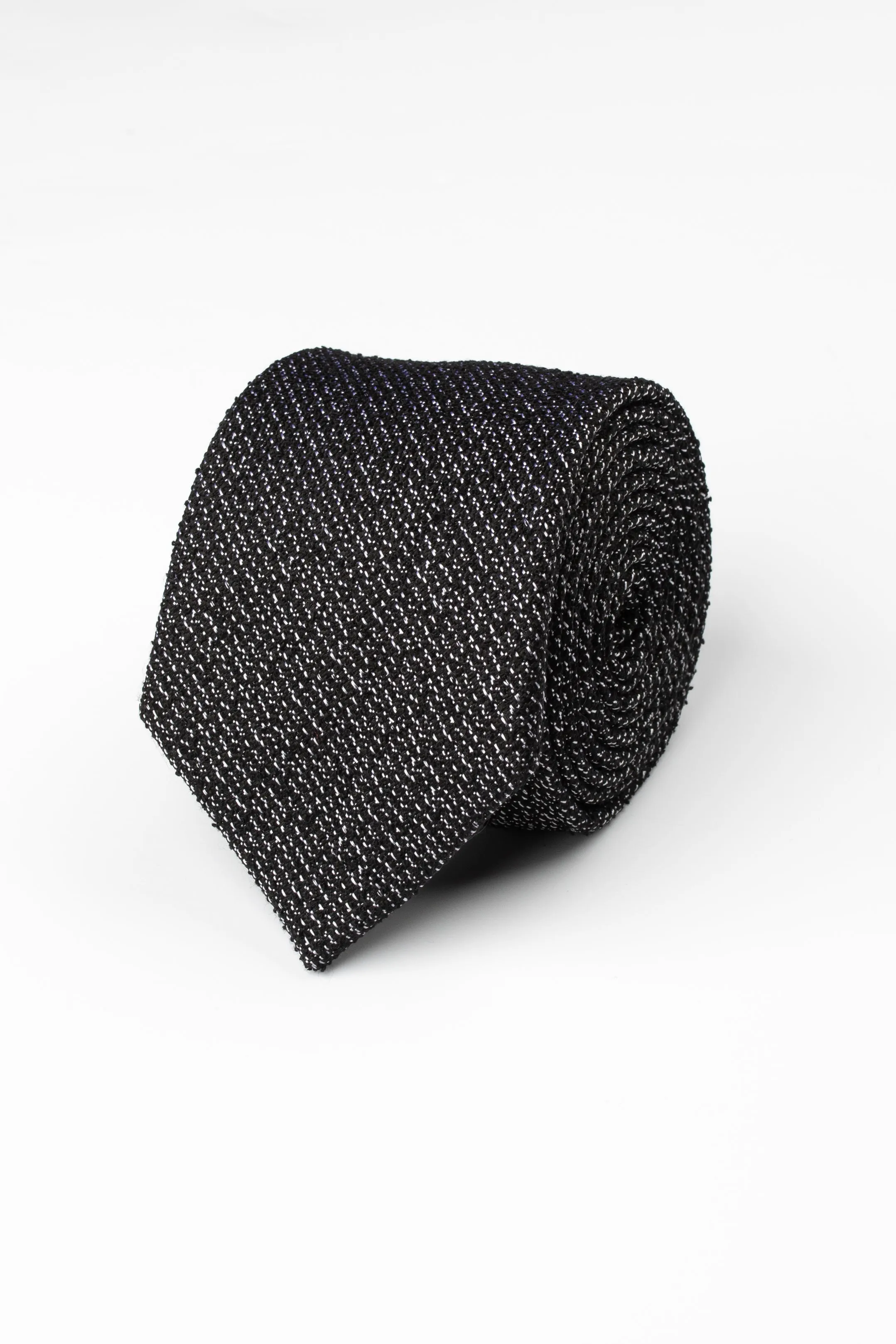 Black Boucle Tie