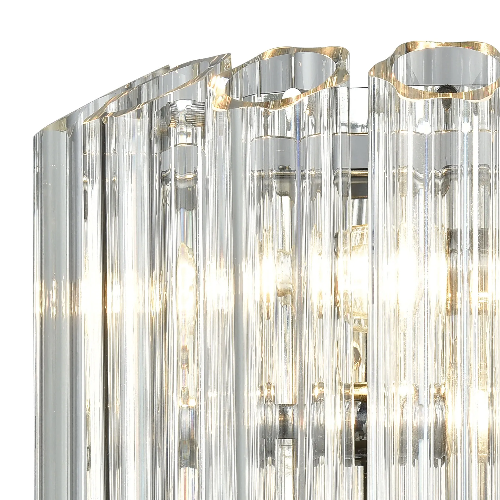 Carrington 11" 2 Light Sconce in Polished Chrome