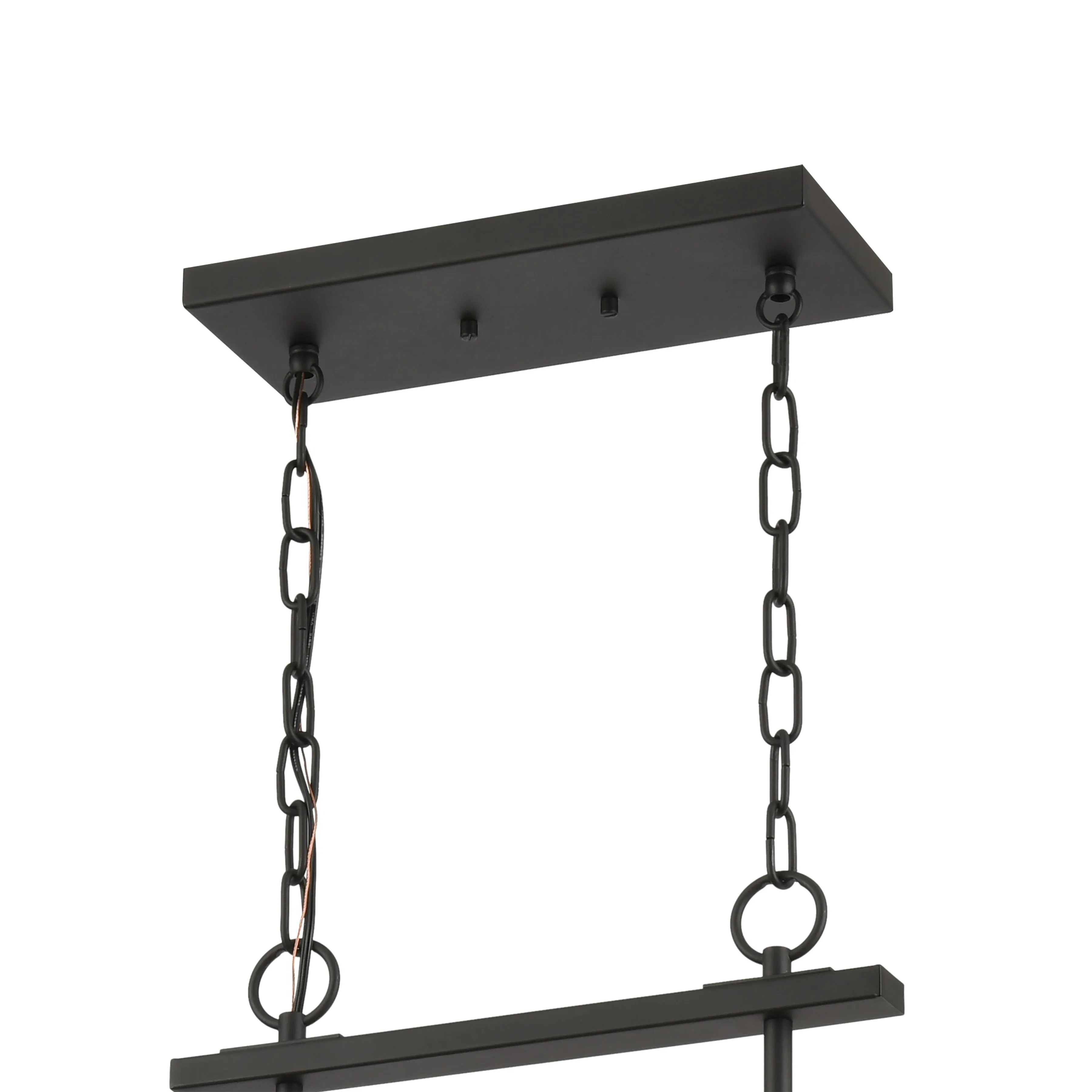 Clausten 37" 4 Light Island Light in Black