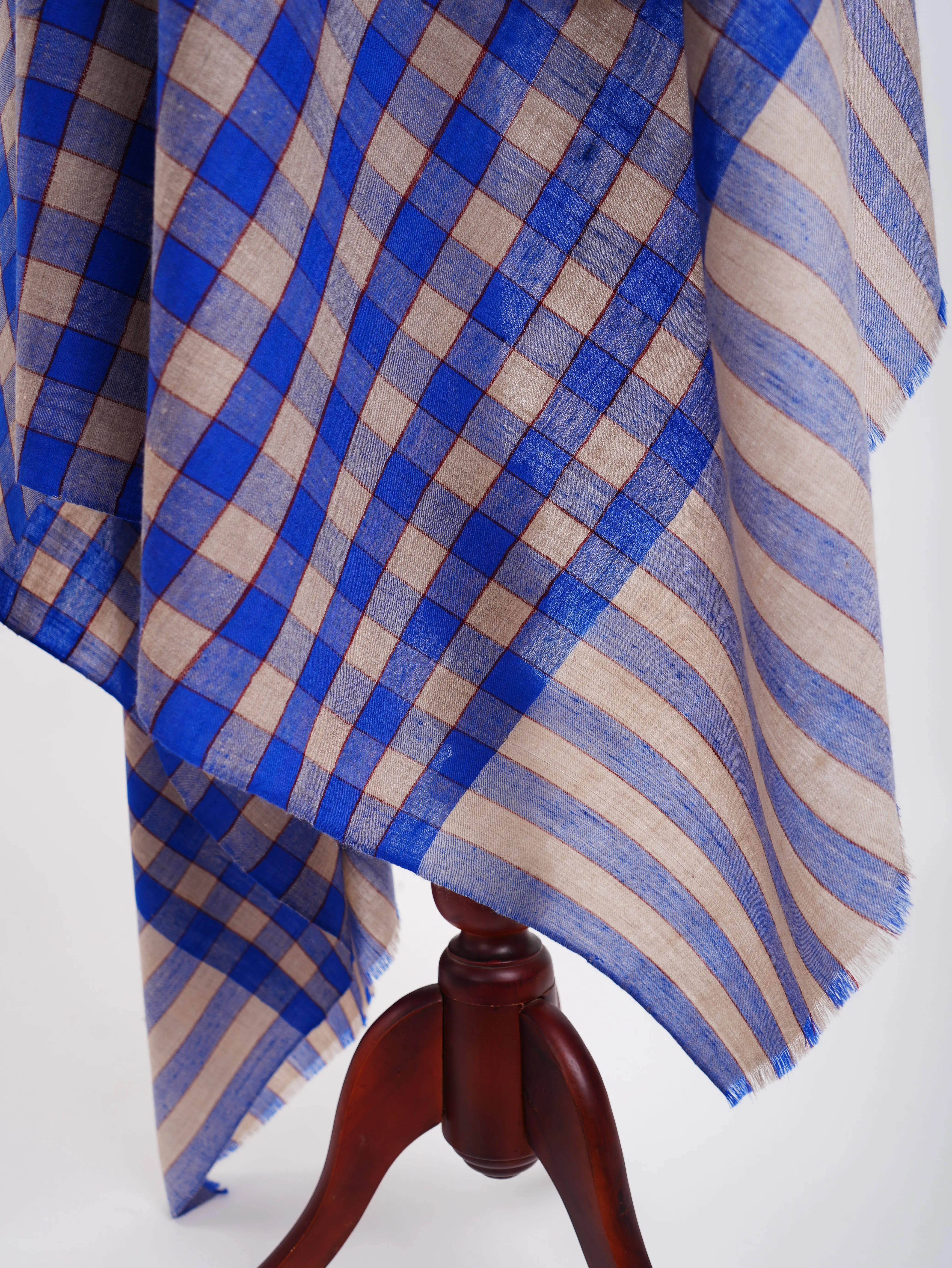 Contemporary Blue Pashmina Wrap