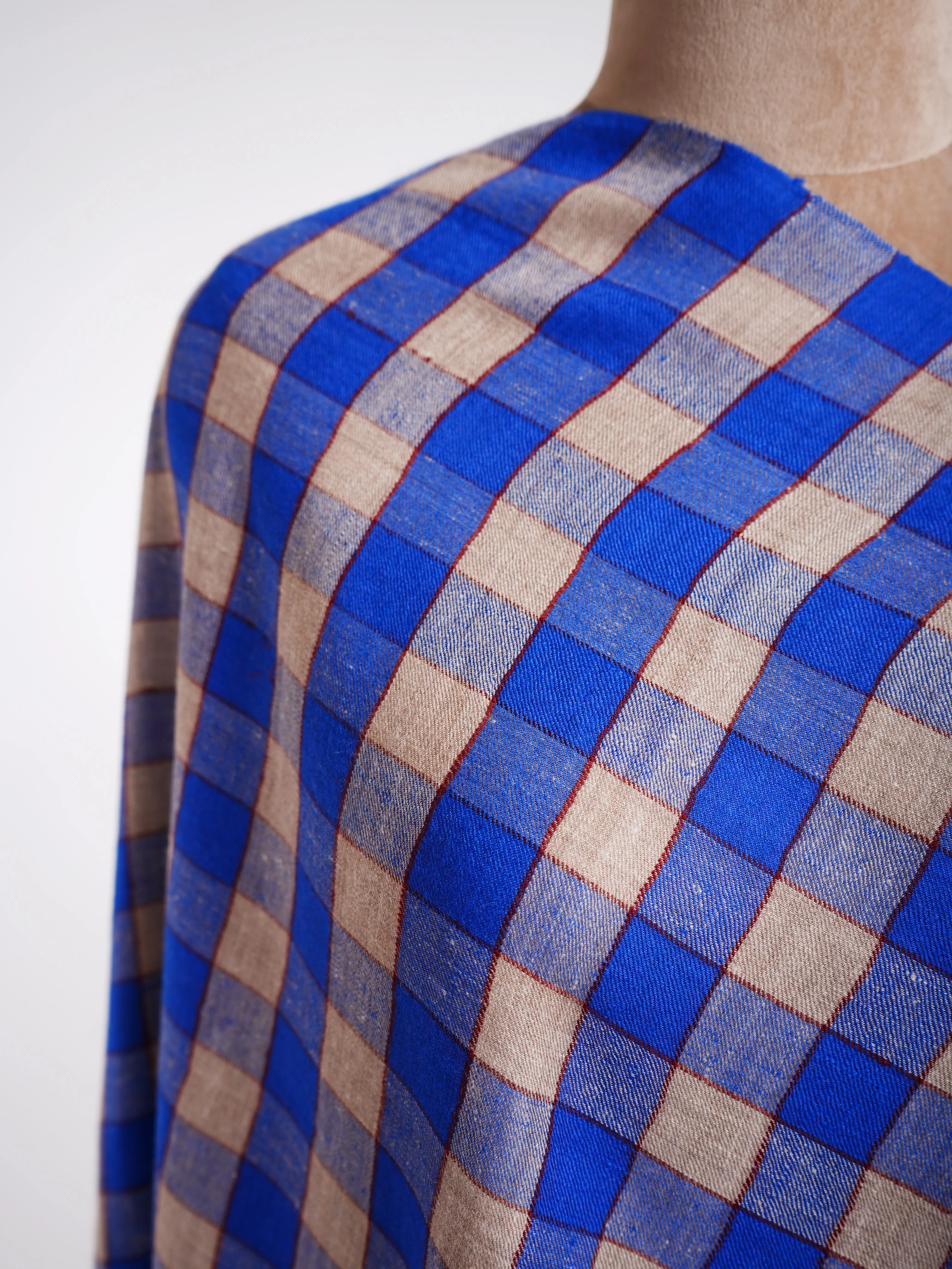 Contemporary Blue Pashmina Wrap