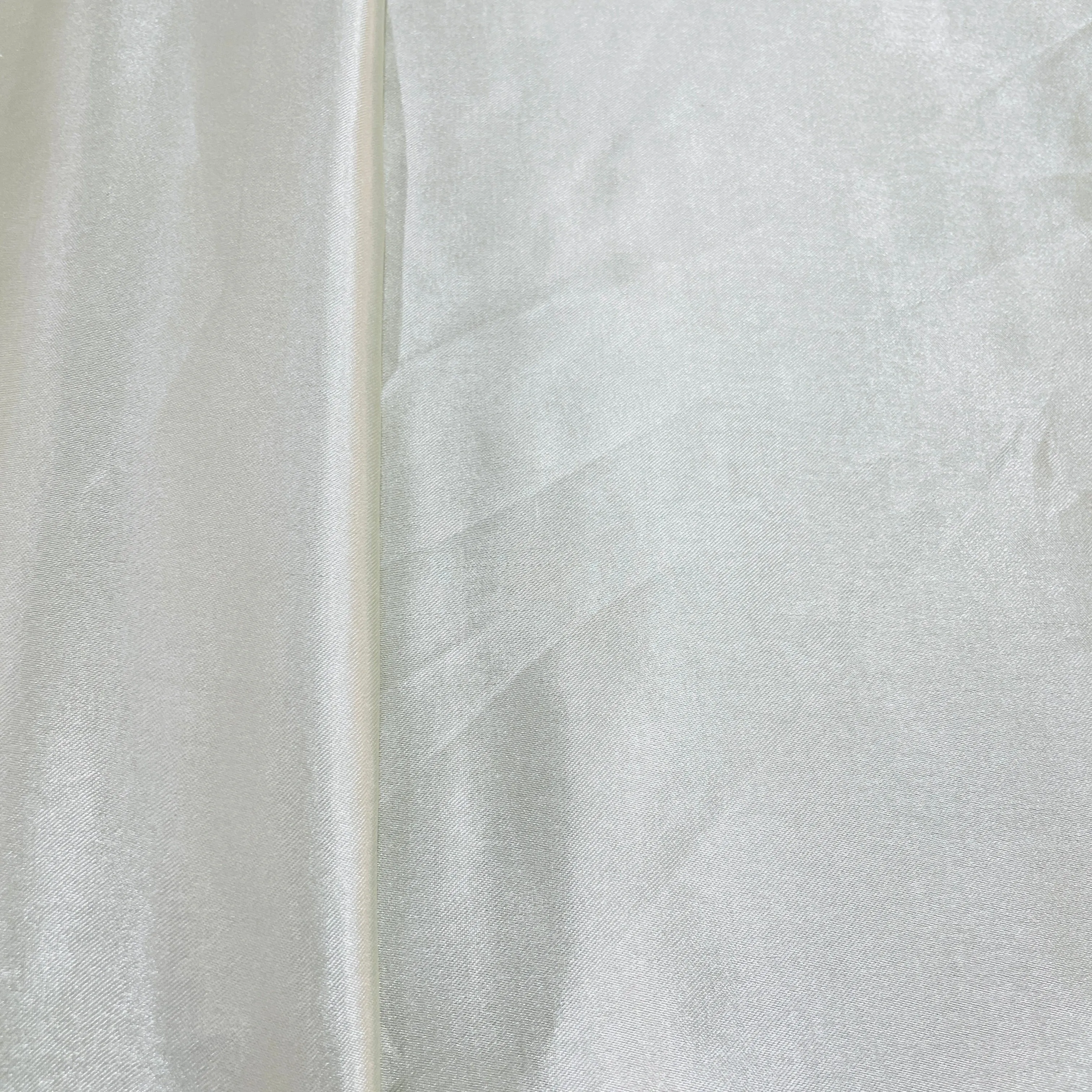 Crocodile Green Solid Satin Fabric