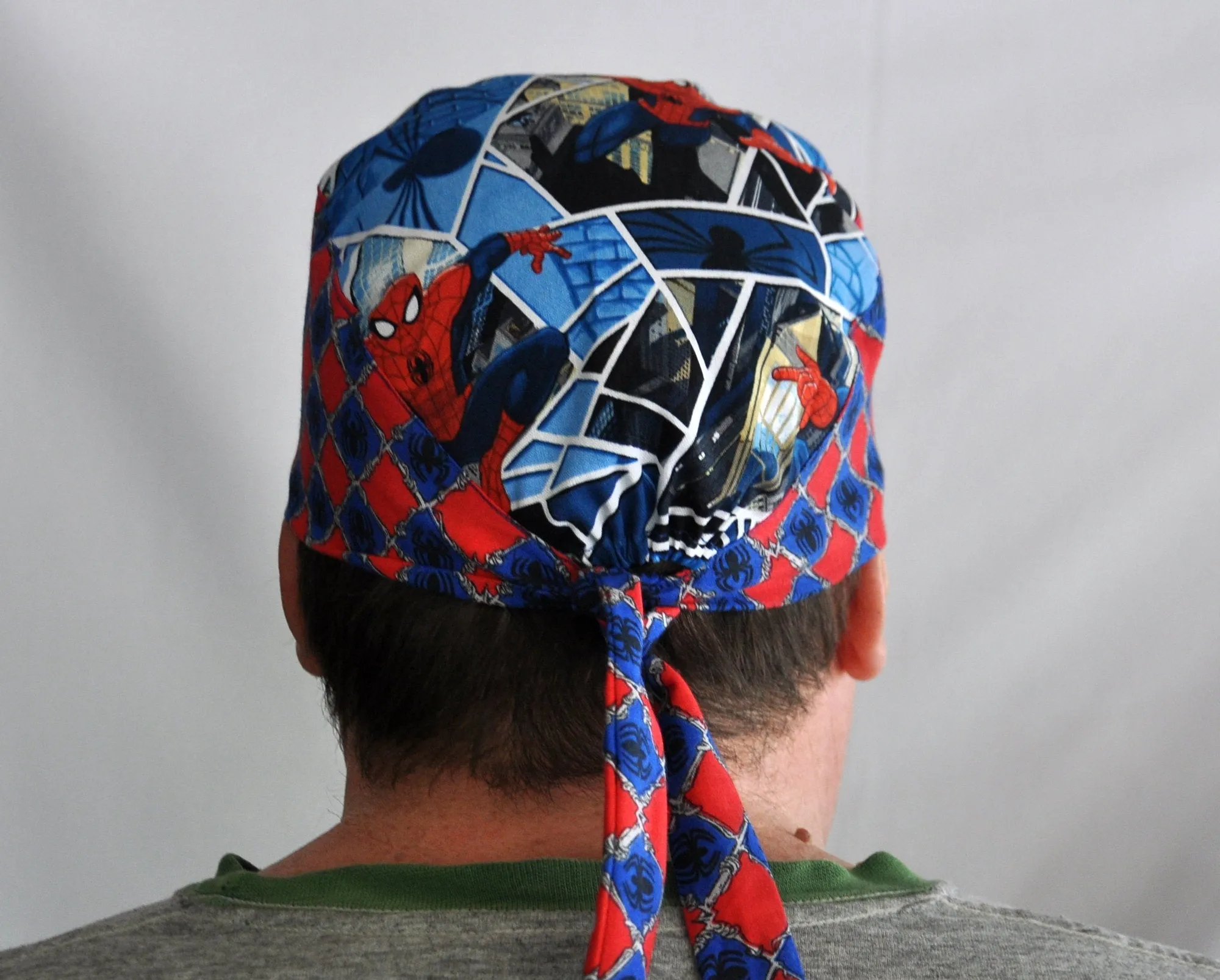 Custom Made Scrub Cap, Surgical Cap. Standalone or add-on for hospital gown. Basic style, unisex, Men's Scrub Cap. Personalization Available