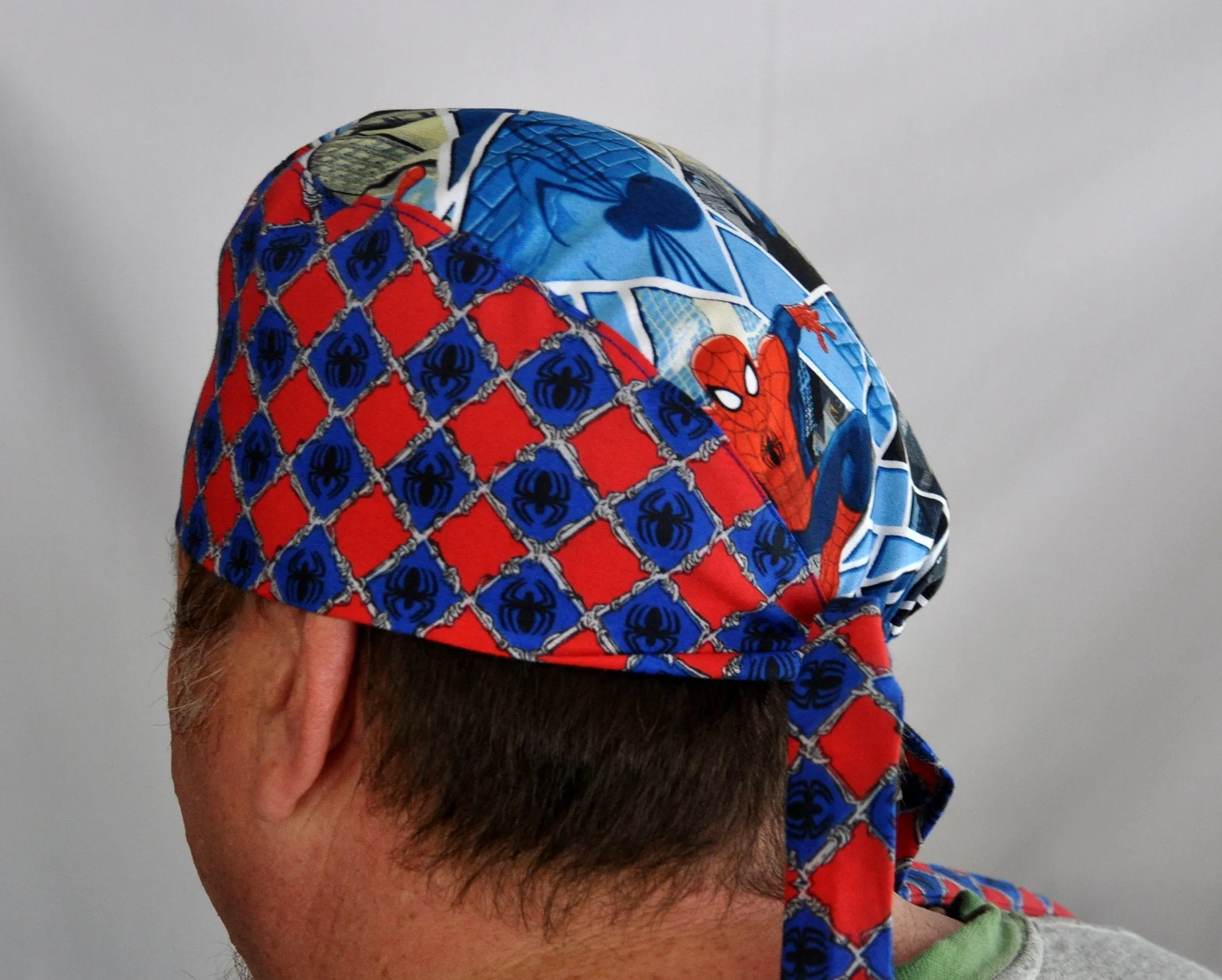 Custom Made Scrub Cap, Surgical Cap. Standalone or add-on for hospital gown. Basic style, unisex, Men's Scrub Cap. Personalization Available