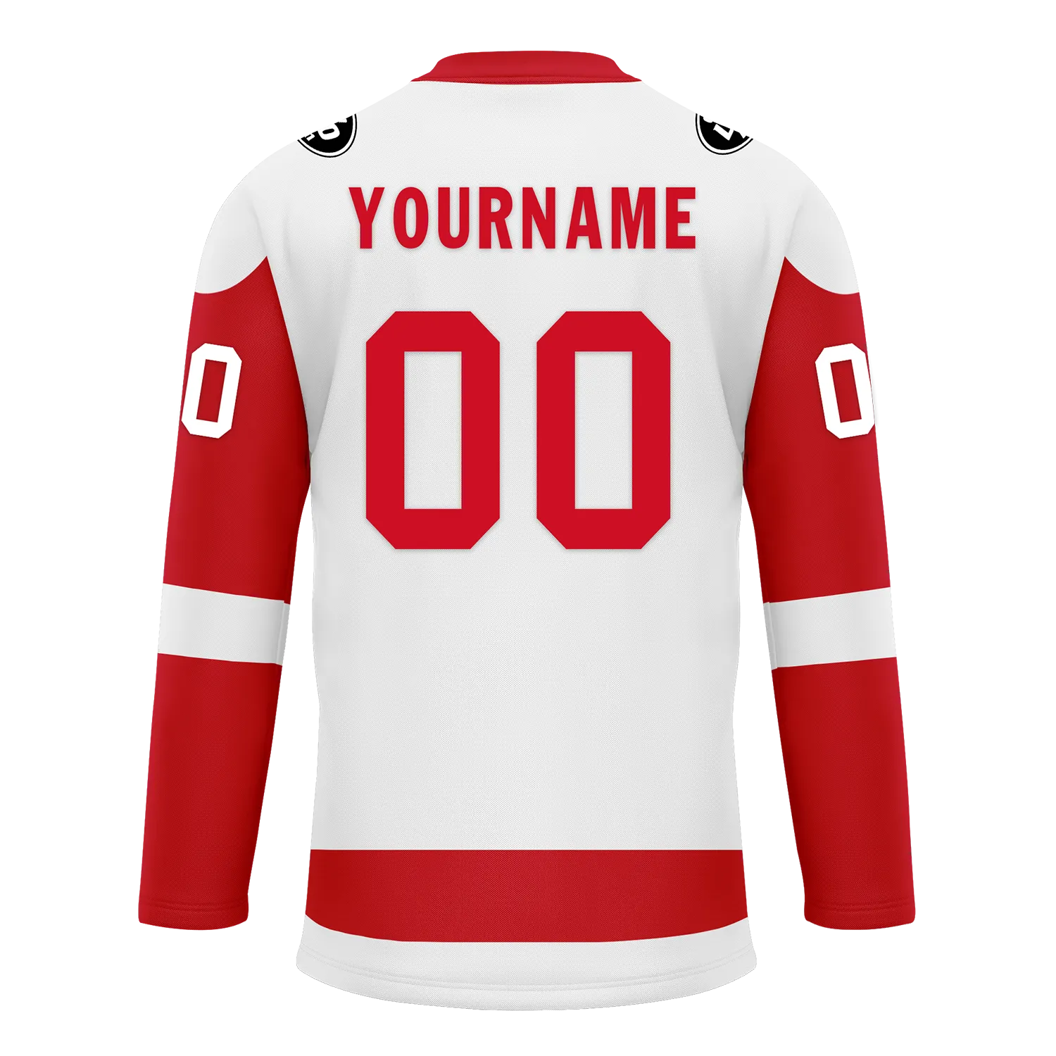 Custom White Red Personalized Hockey Jersey HCKJ01-D0a70ad