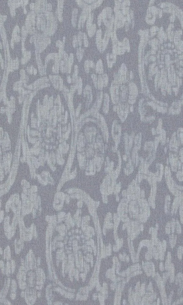 Denim Orbital Damask Wallpaper 17605