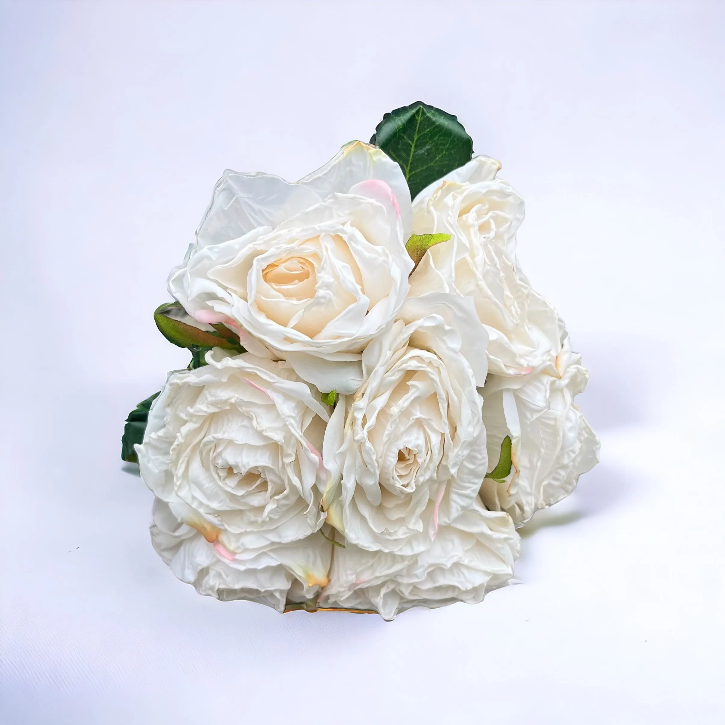 Dried Touch Large Ruby Rose Hand tie, Rose artificial Bride Bouquet, Bridesmaid Rose Bouquet, Make your own Wedding Bouquet, Artificial Rose, Dusky Pink, Blush Pink, Mulberry Rose