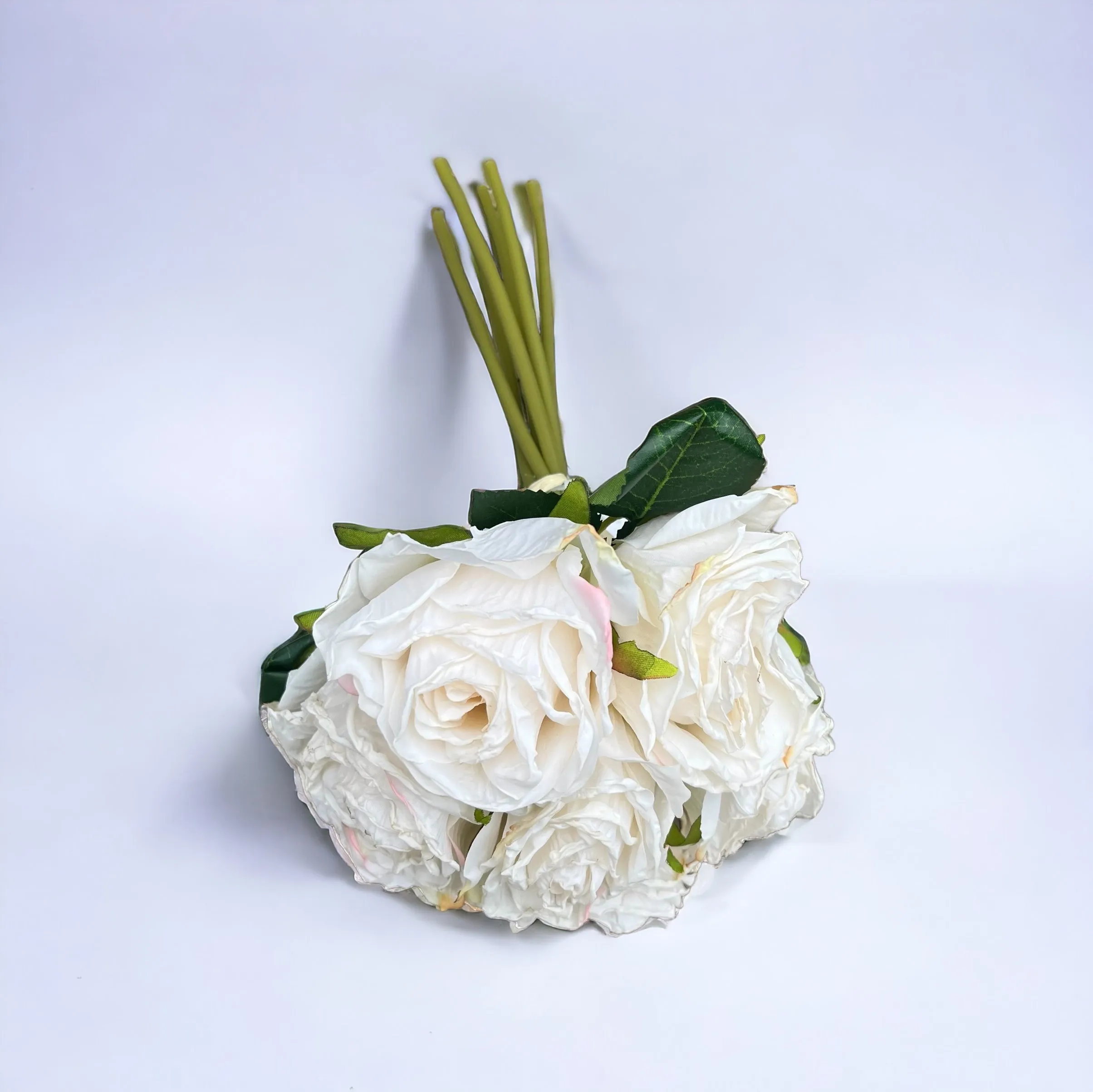 Dried Touch Large Ruby Rose Hand tie, Rose artificial Bride Bouquet, Bridesmaid Rose Bouquet, Make your own Wedding Bouquet, Artificial Rose, Dusky Pink, Blush Pink, Mulberry Rose
