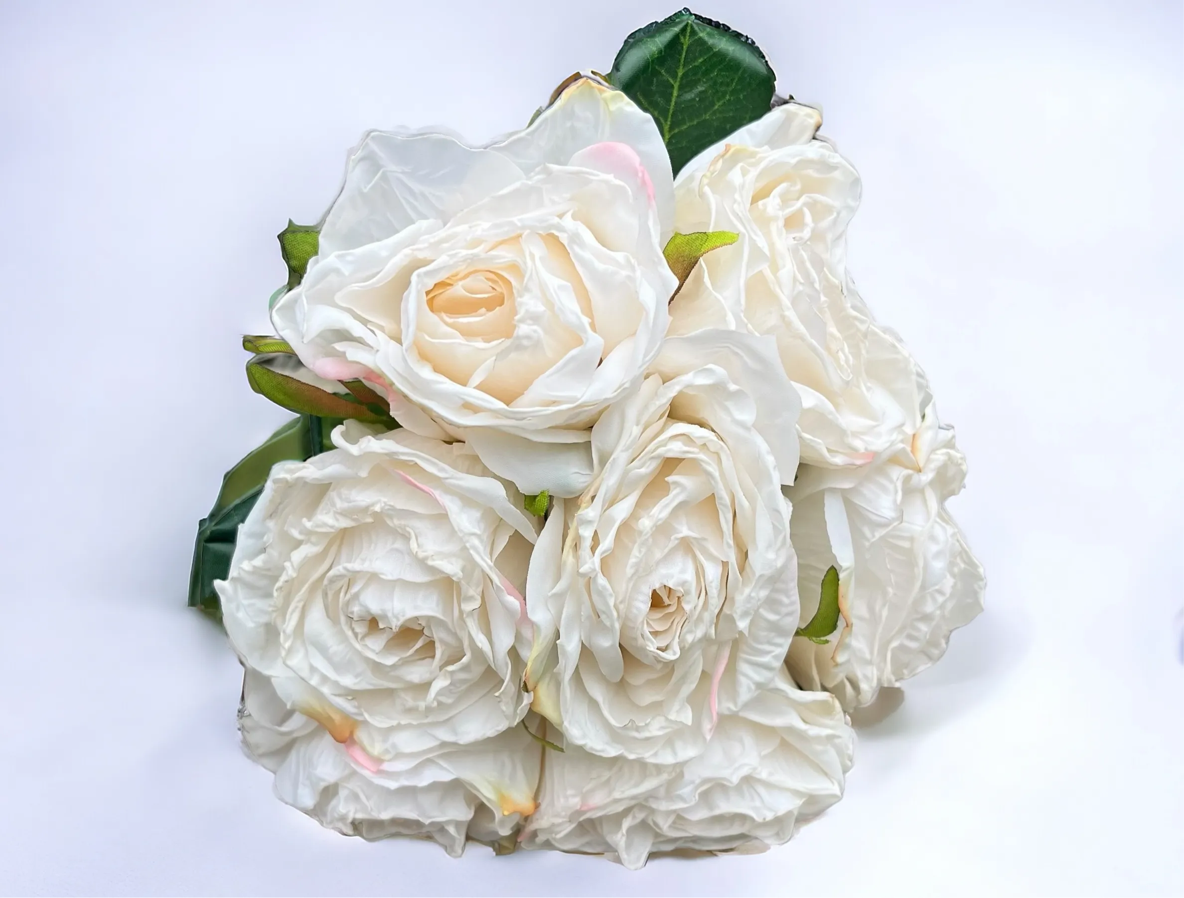 Dried Touch Large Ruby Rose Hand tie, Rose artificial Bride Bouquet, Bridesmaid Rose Bouquet, Make your own Wedding Bouquet, Artificial Rose, Dusky Pink, Blush Pink, Mulberry Rose