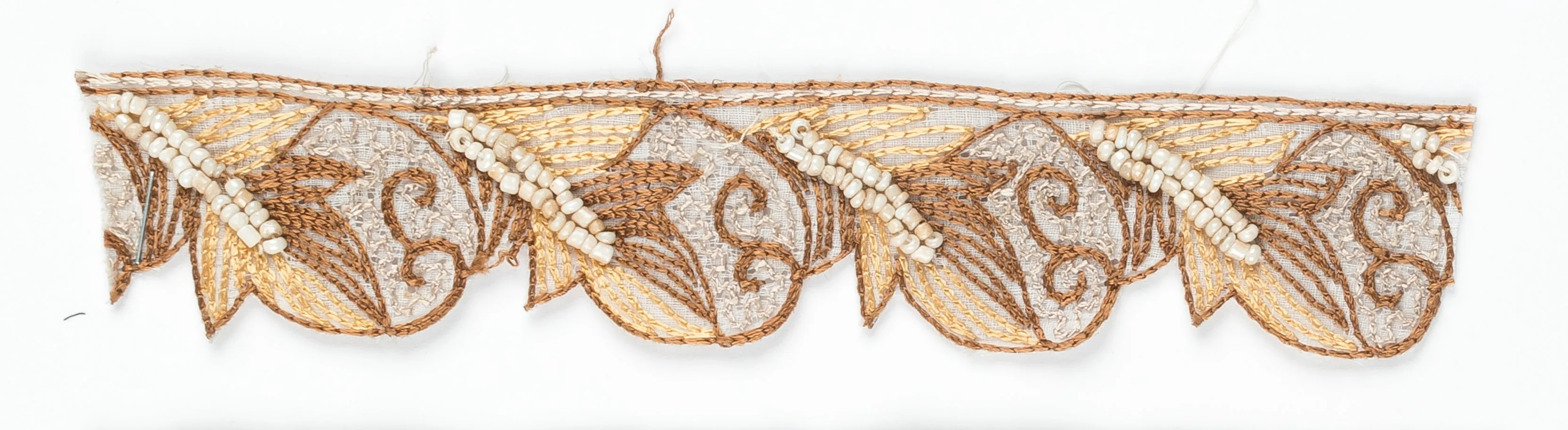 Embroidered, Beaded Handcrafted Indian Trim