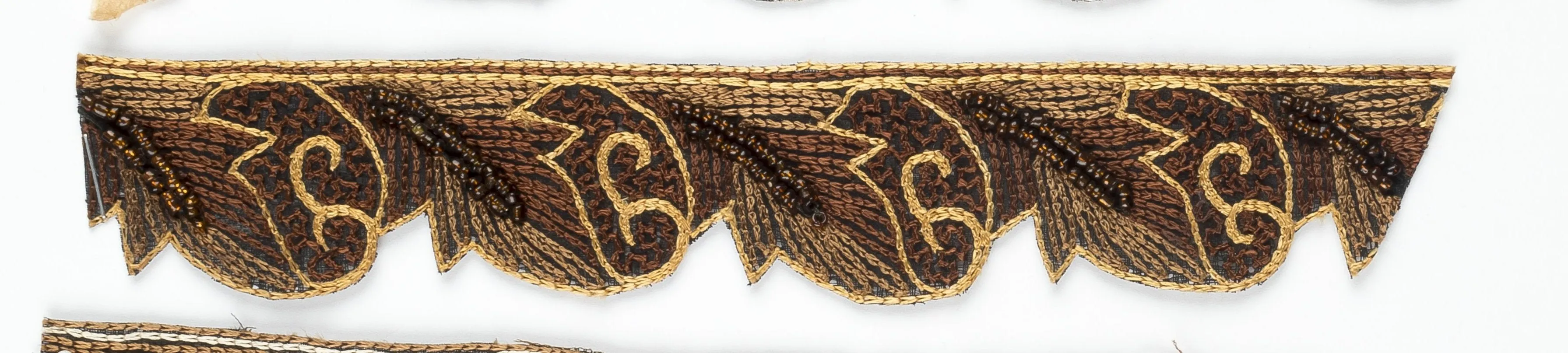 Embroidered, Beaded Handcrafted Indian Trim