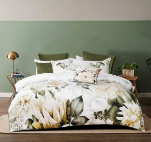 Giselle Quilt Cover Set Range White