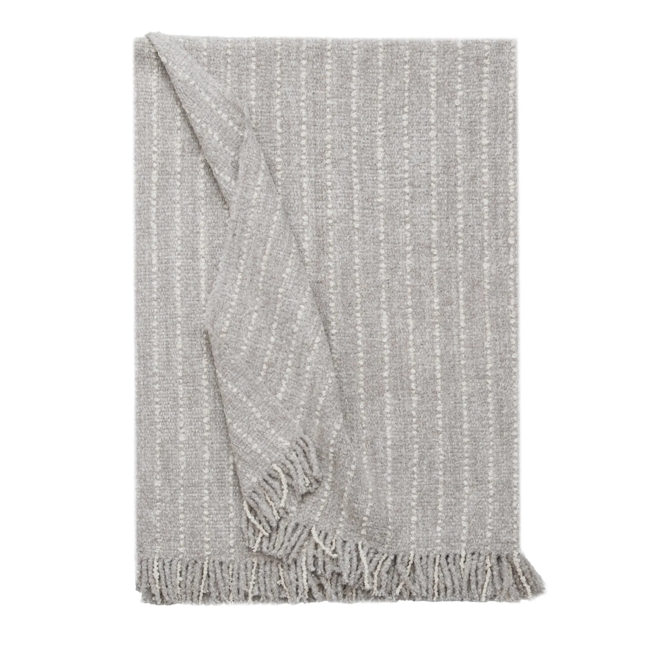 Glam Chalk Stripe Throw
