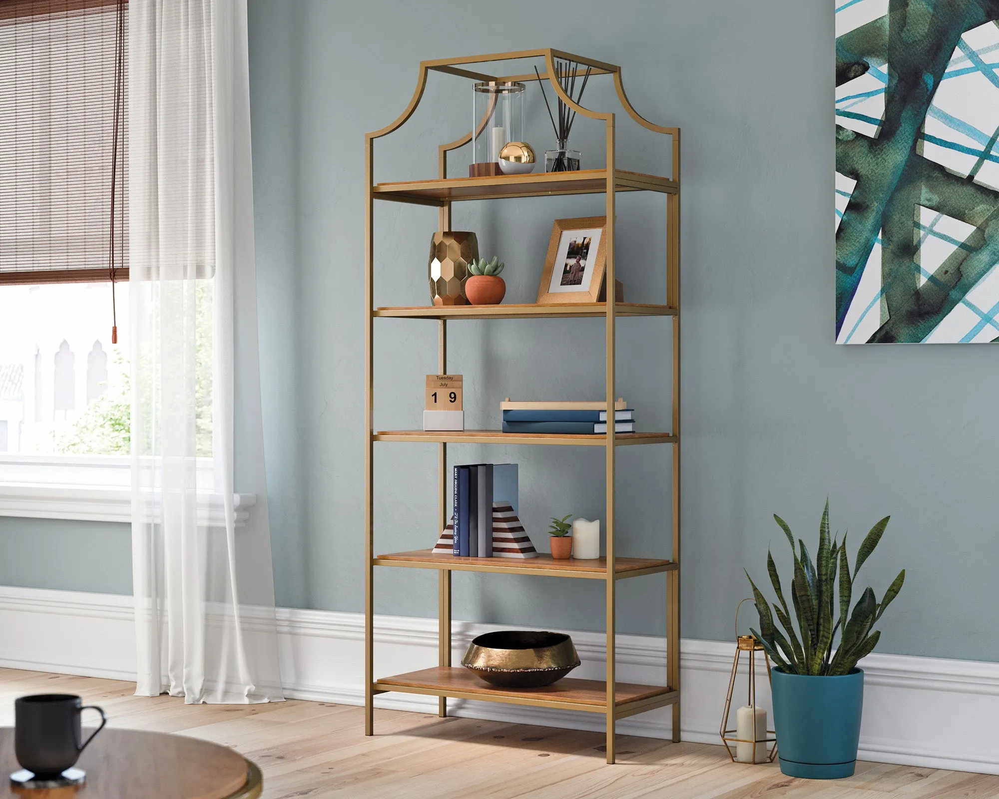 International Lux Bookcase Sindoori Mang