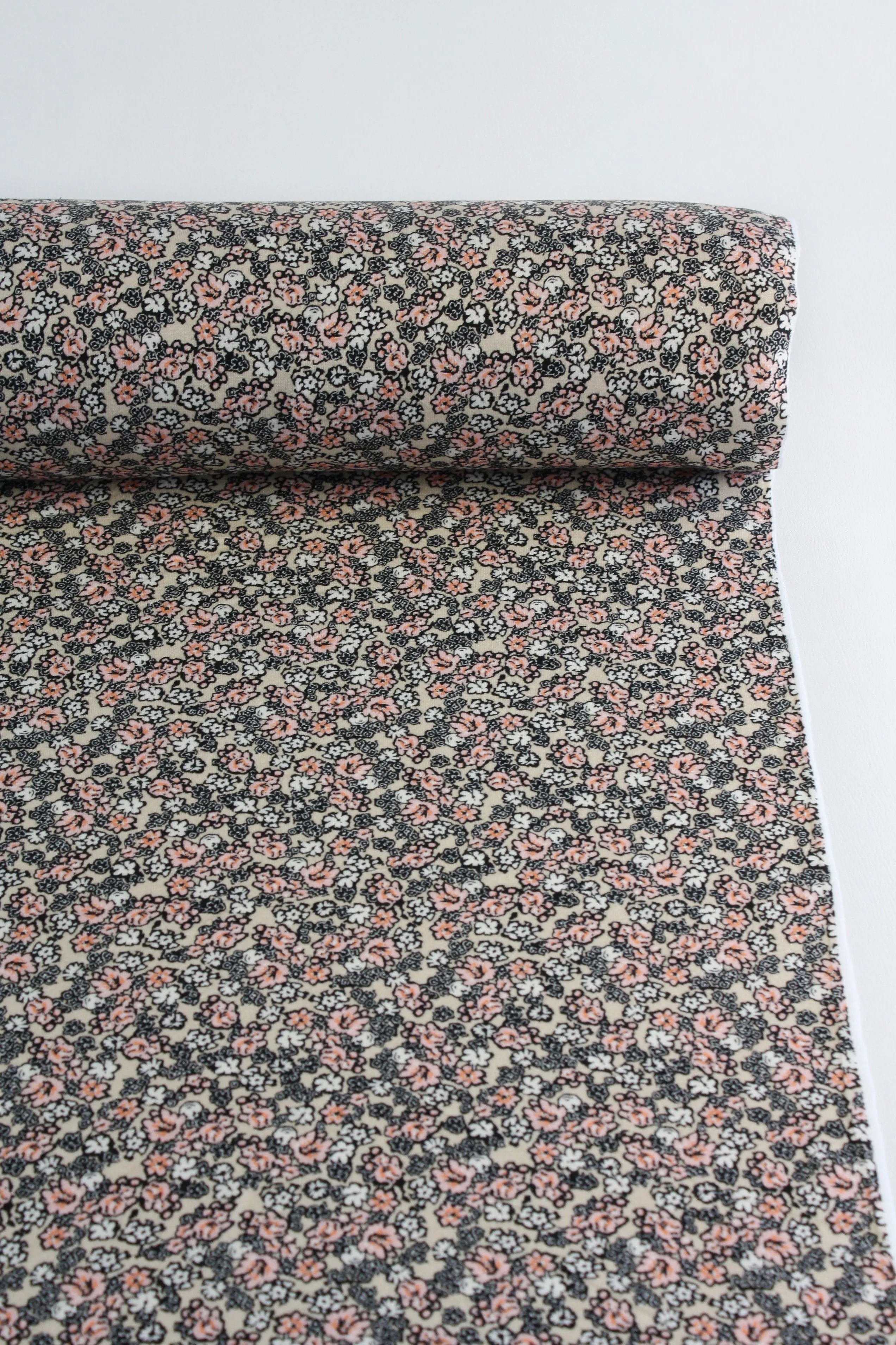 Mercier - Printed Viscose Knit | Bisque