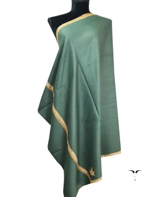 pine embroidery Pashmina shawl 8654