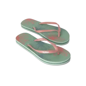 Plakkie Women's Victoria (Green and Dusty Pink)