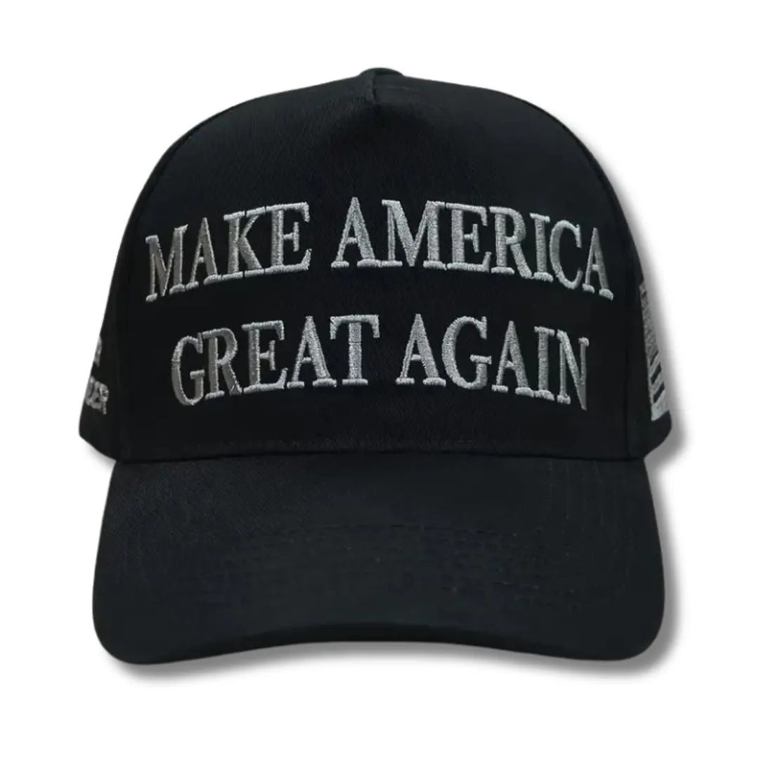 Premium Make America Great Again Never Surrender Embroidered Hat 4 Sided Design