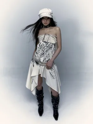 Punk Printed Two-Way Sheath Dress【s0000008136】