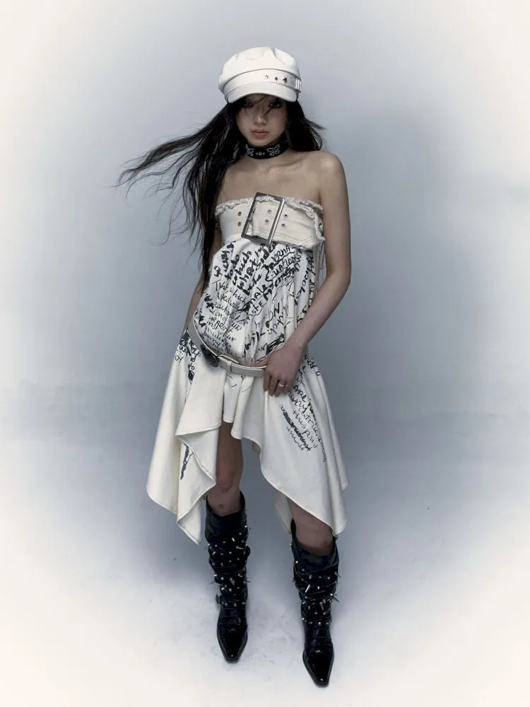 Punk Printed Two-Way Sheath Dress【s0000008136】
