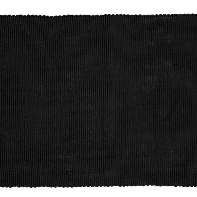 RANS Lollipop Black Ribbed Placemat
