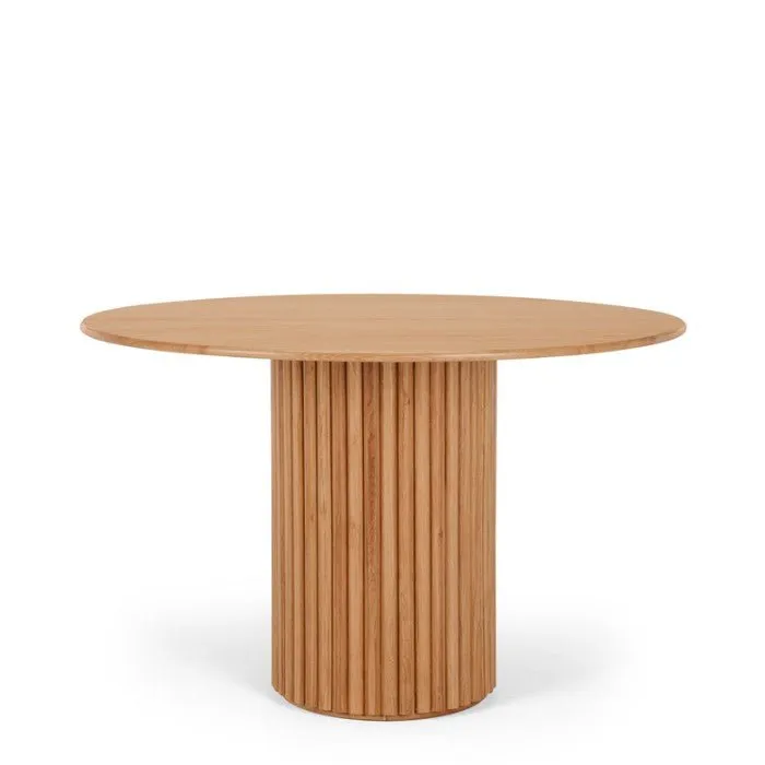 Rho Dining Table Round - Natural Oak (1200dia)