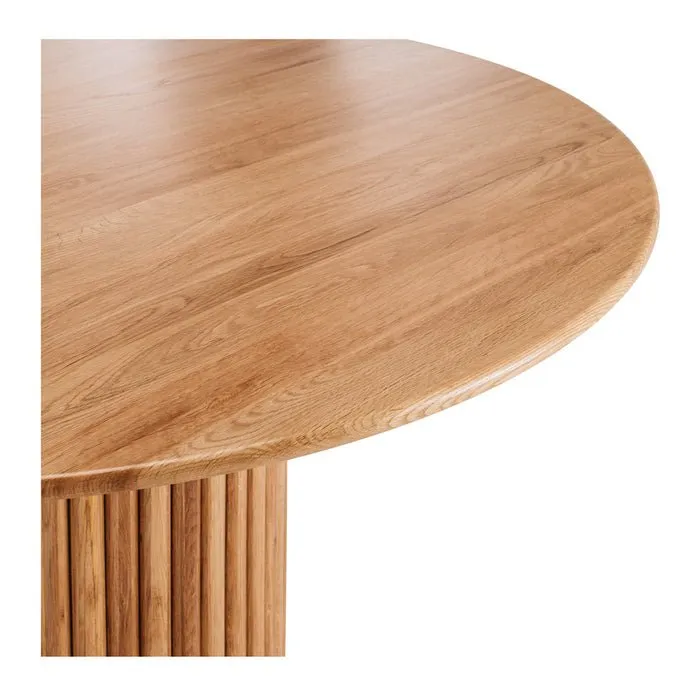 Rho Dining Table Round - Natural Oak (1200dia)