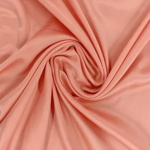 Rose Pink Solid Satin Fabric