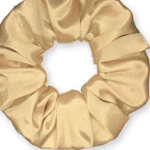 Scrunchies Premium Bridal Satin Available in 3 Sizes Made in the USA Champagne