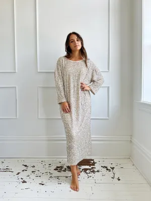 Sequins Midi Shift Dress