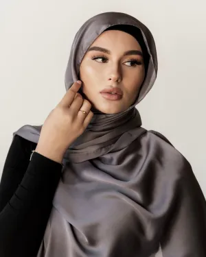 SILK LOOK ASH SCARF