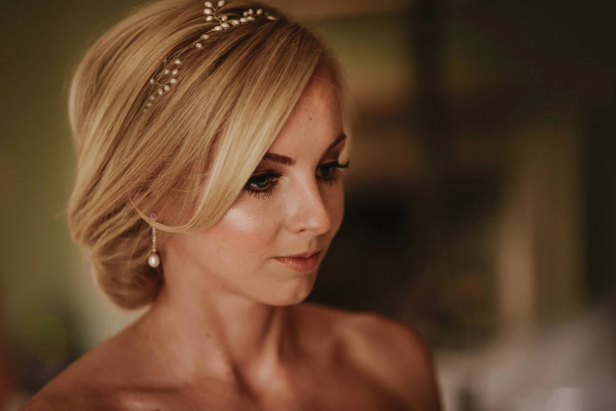 Sophie, London - silk veil & hair vine