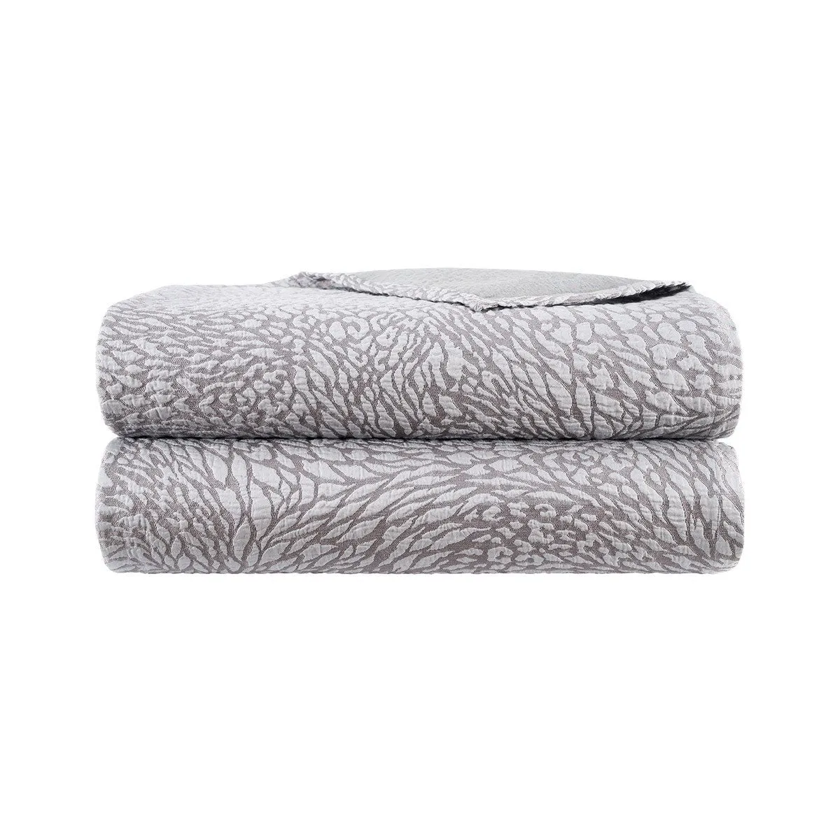 Souvenir Platine Coverlet by Yves Delorme