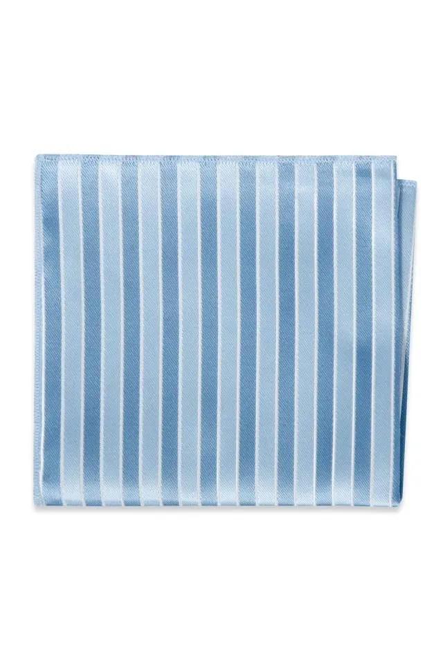 Striped Pocket Square - All Dressed Up, Tuxedo Rental