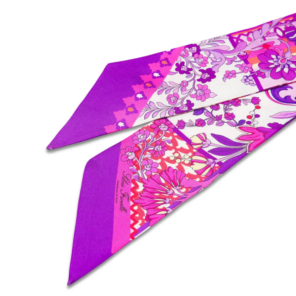 Tauromerion Pink Silk Twilly
