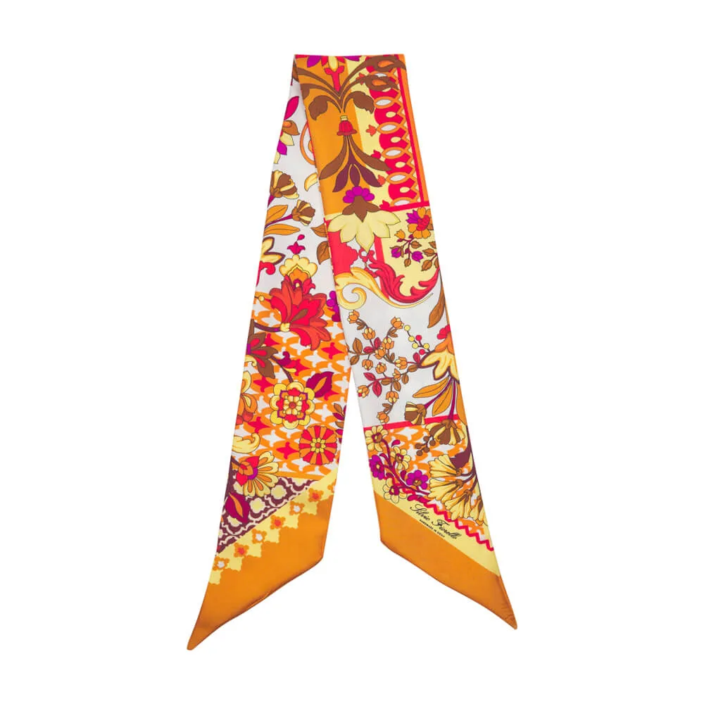 Tauromerion Yellow Silk Twilly