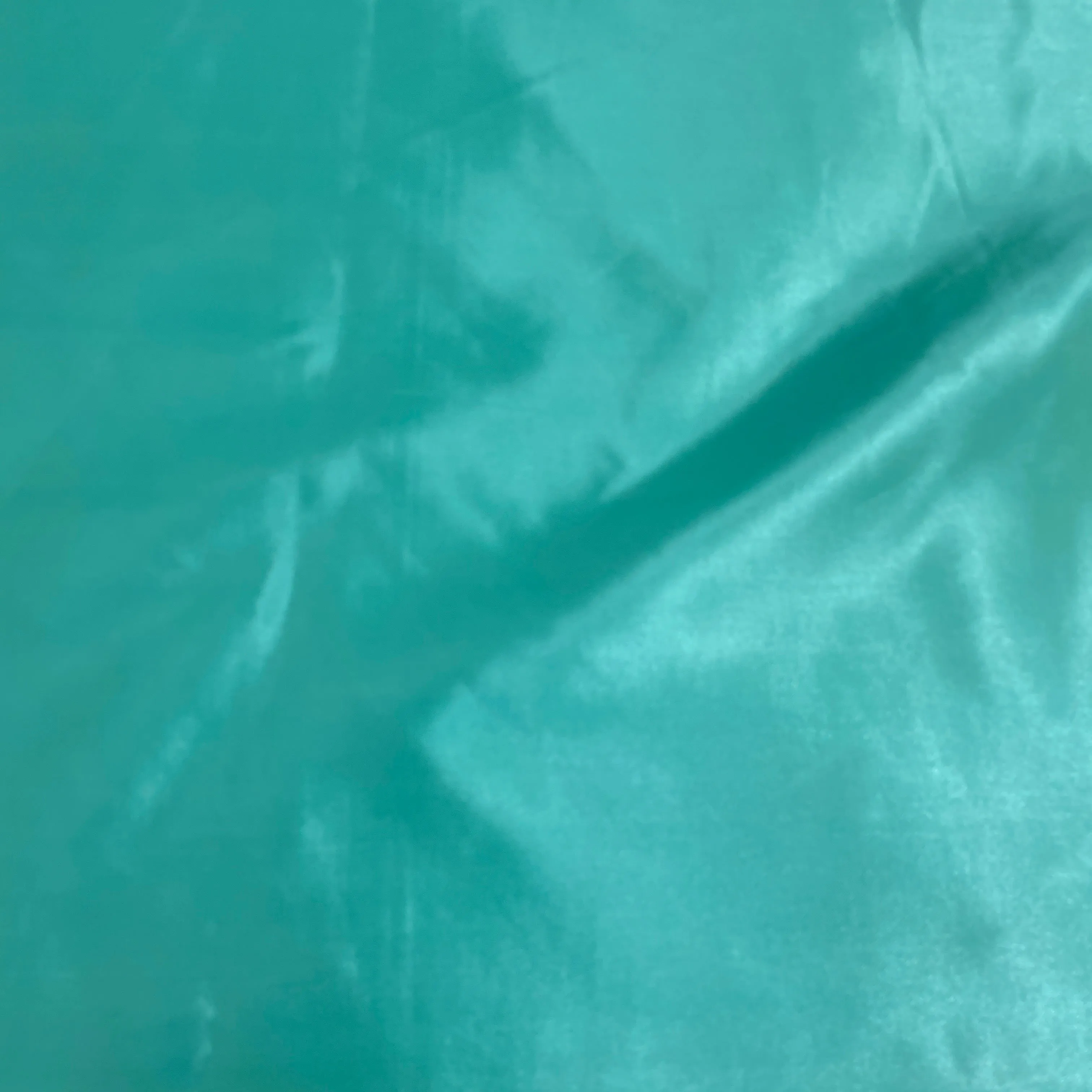 Teal Green Solid Satin Fabric