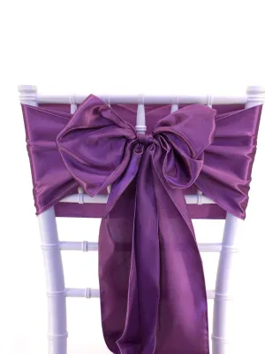 Wisteria Satin Sashes