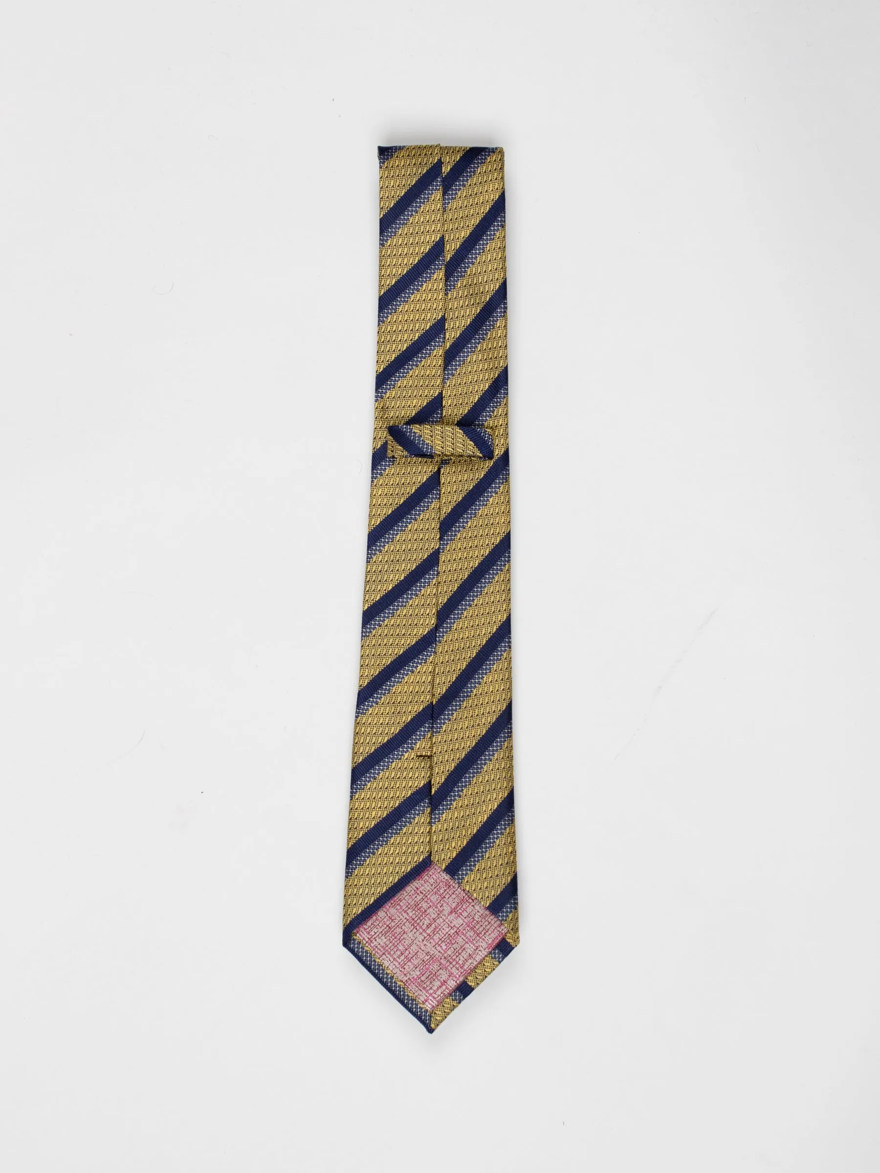 Yellow Stripe Texture Tie
